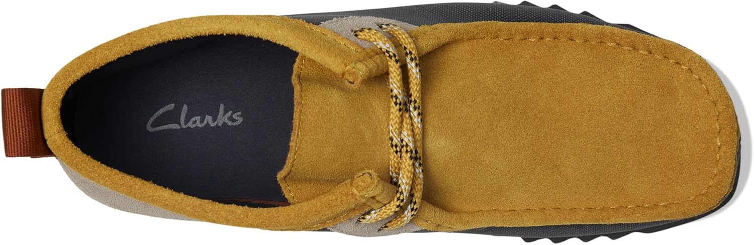 Мужские ботинки Clarks Wallabee 2 Future, Lime Combi Suede — фото 2