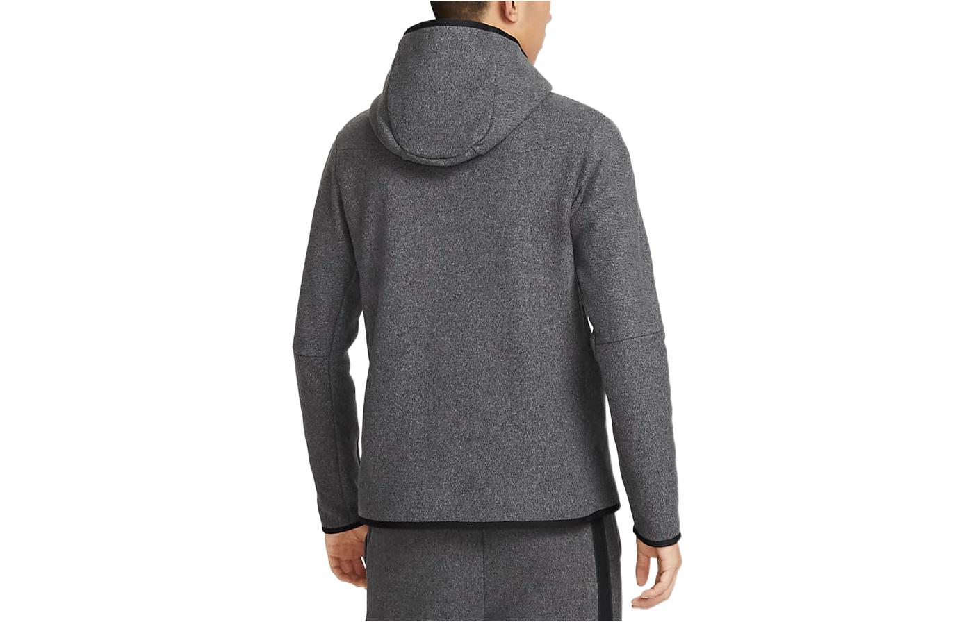 Худи Nike Sportswear Tech Fleece Full-Zip Winterized Hoodie 'Grey' DQ4802-010, серый — фото 2
