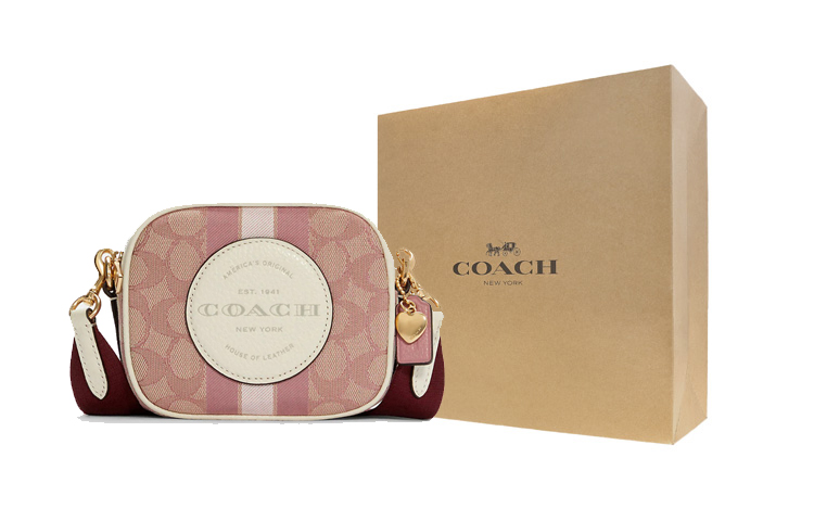 

COACH Сумка через плечо мини женская розовая