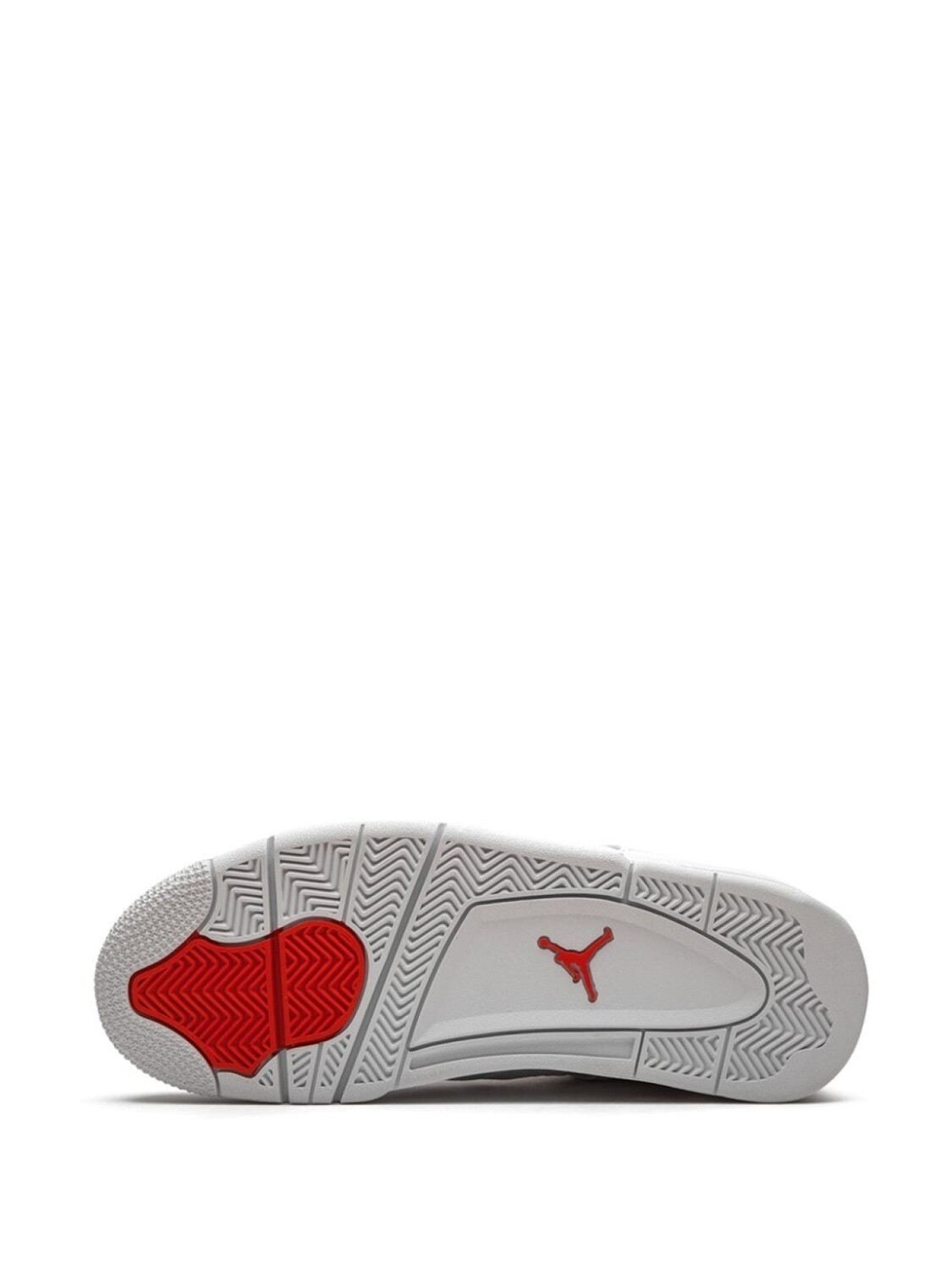 Кроссовки Jordan Air Jordan 4 Retro, белый/оранжевый — фото 4