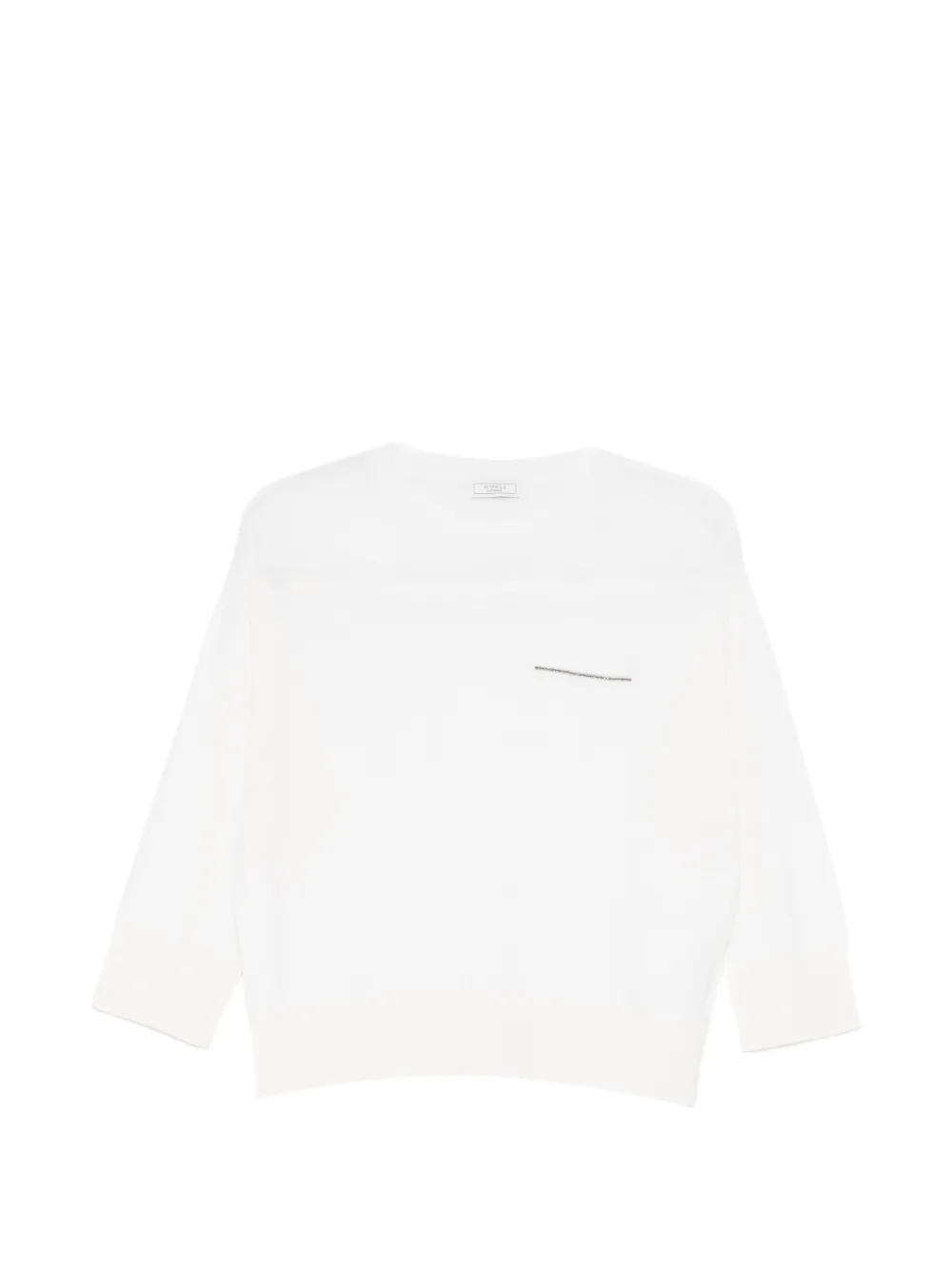 

Свитер с металлическими деталями Peserico, бежевый