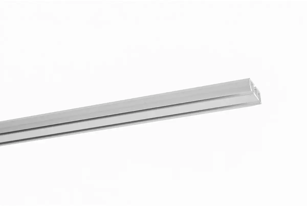 

SN DECO GROUP Карниз для штор "перенавеска", 2 направляющие, фиксированный размер 350 см, белый