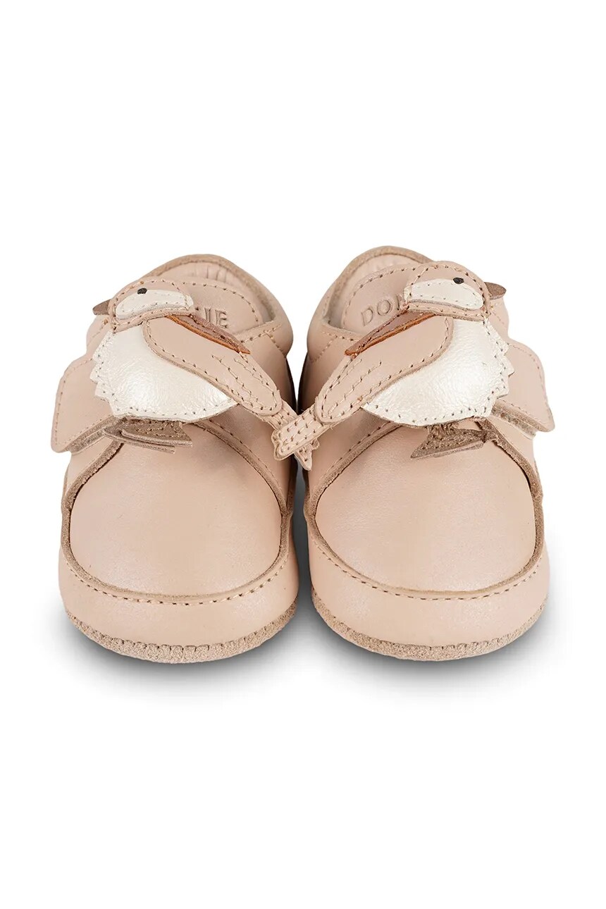 Детские кожаные туфли Niek Sneakers Pink Chickadee Donsje, розовый — фото 4