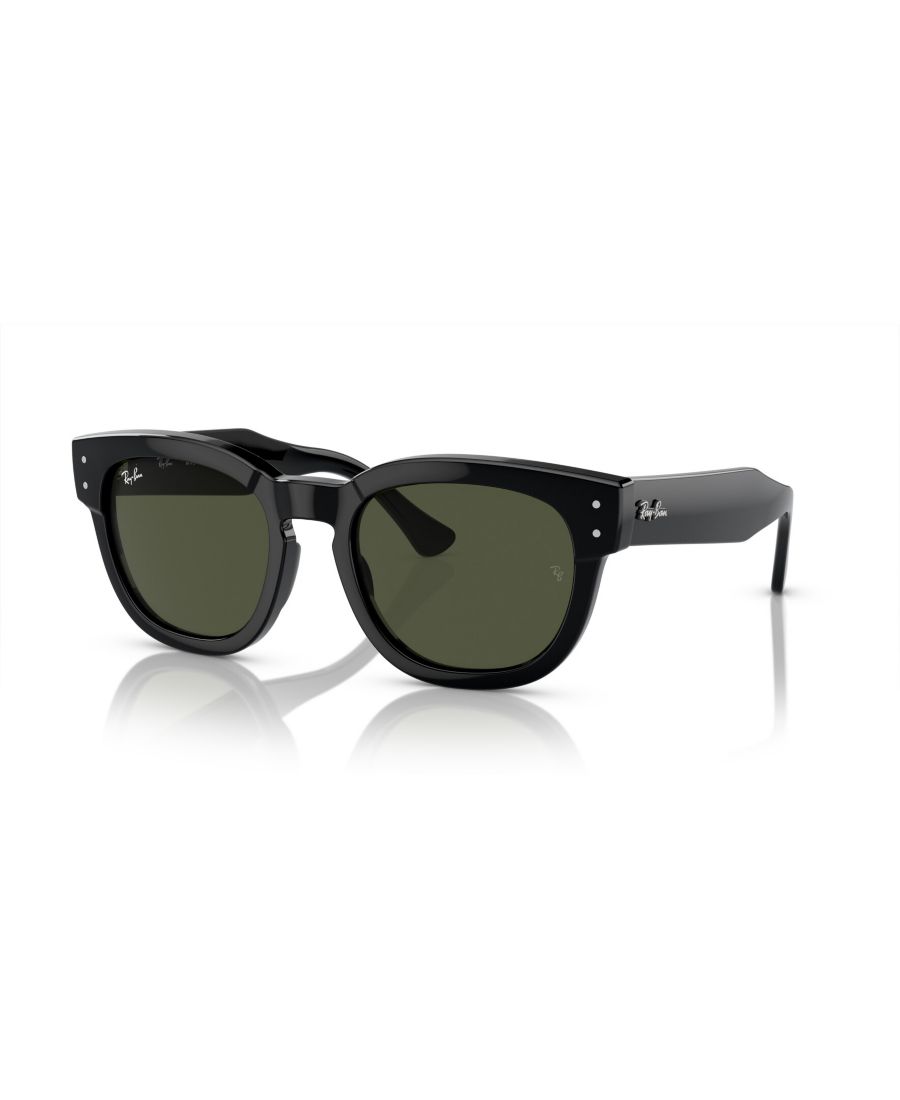 

Солнцезащитные очки унисекс квадратной формы, Mega Hawkeye RB0298SF Ray-Ban, Black, Green