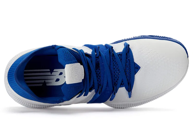 Кроссовки баскетбольные New Balance OMN1S Low D-Width сине-белые — фото 4