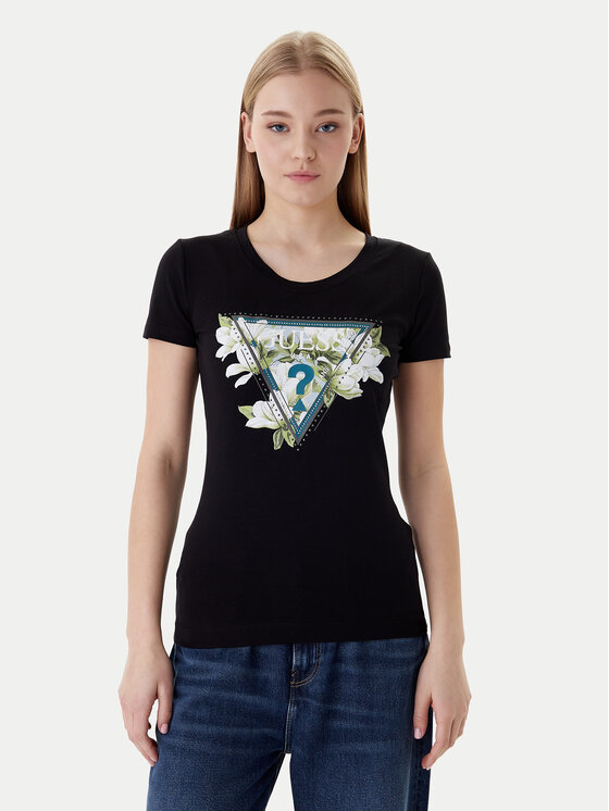 

Футболка slim fit W6RI35 J1314 Guess, черный