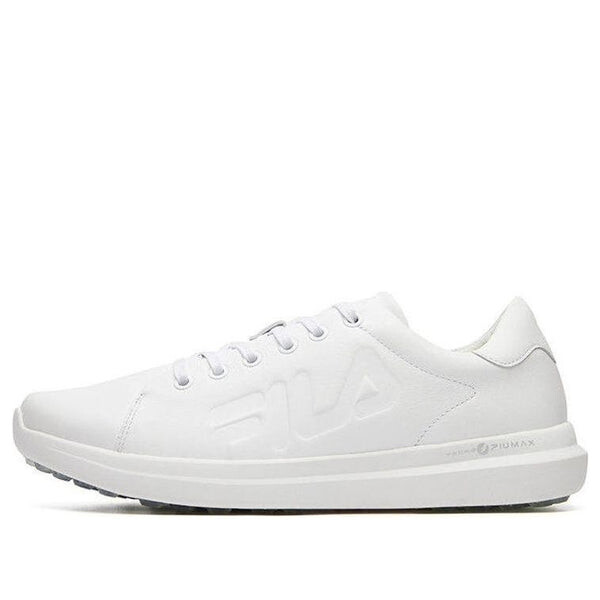 

Кроссовки athletics low top 'white leather' Fila, белый