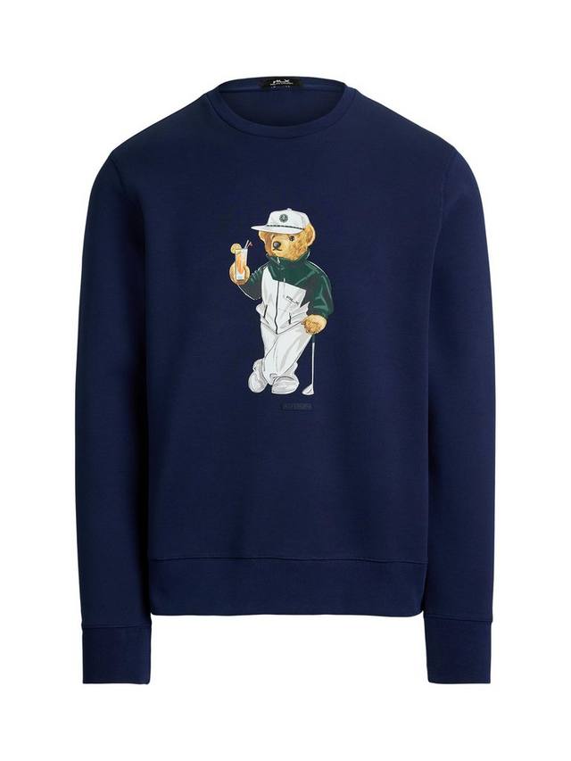 

Толстовка polo bear из хлопковой смеси Ralph Lauren, цвет Refined Navy