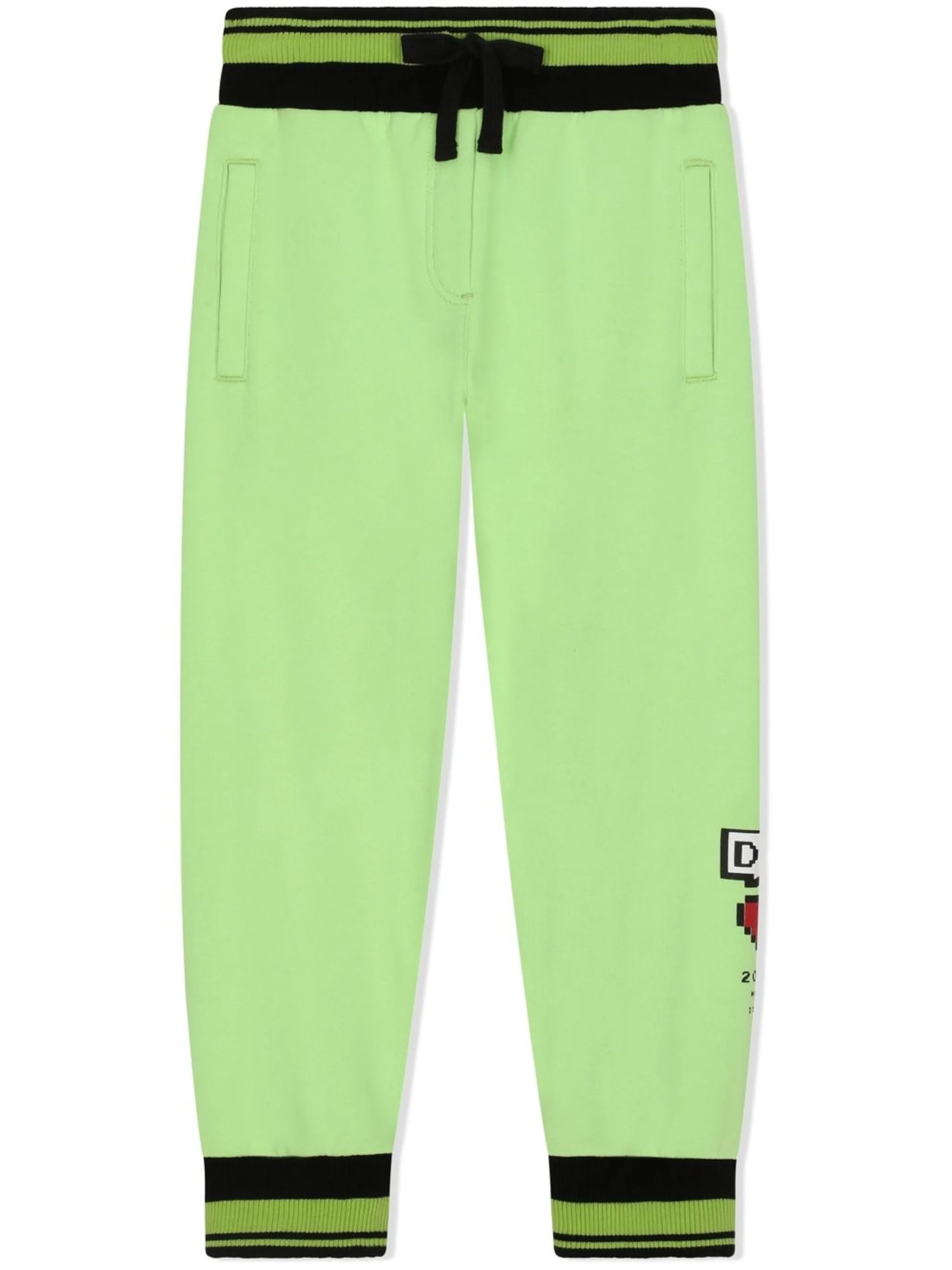 

Спортивные брюки с логотипом Dolce & Gabbana Kids, зеленый