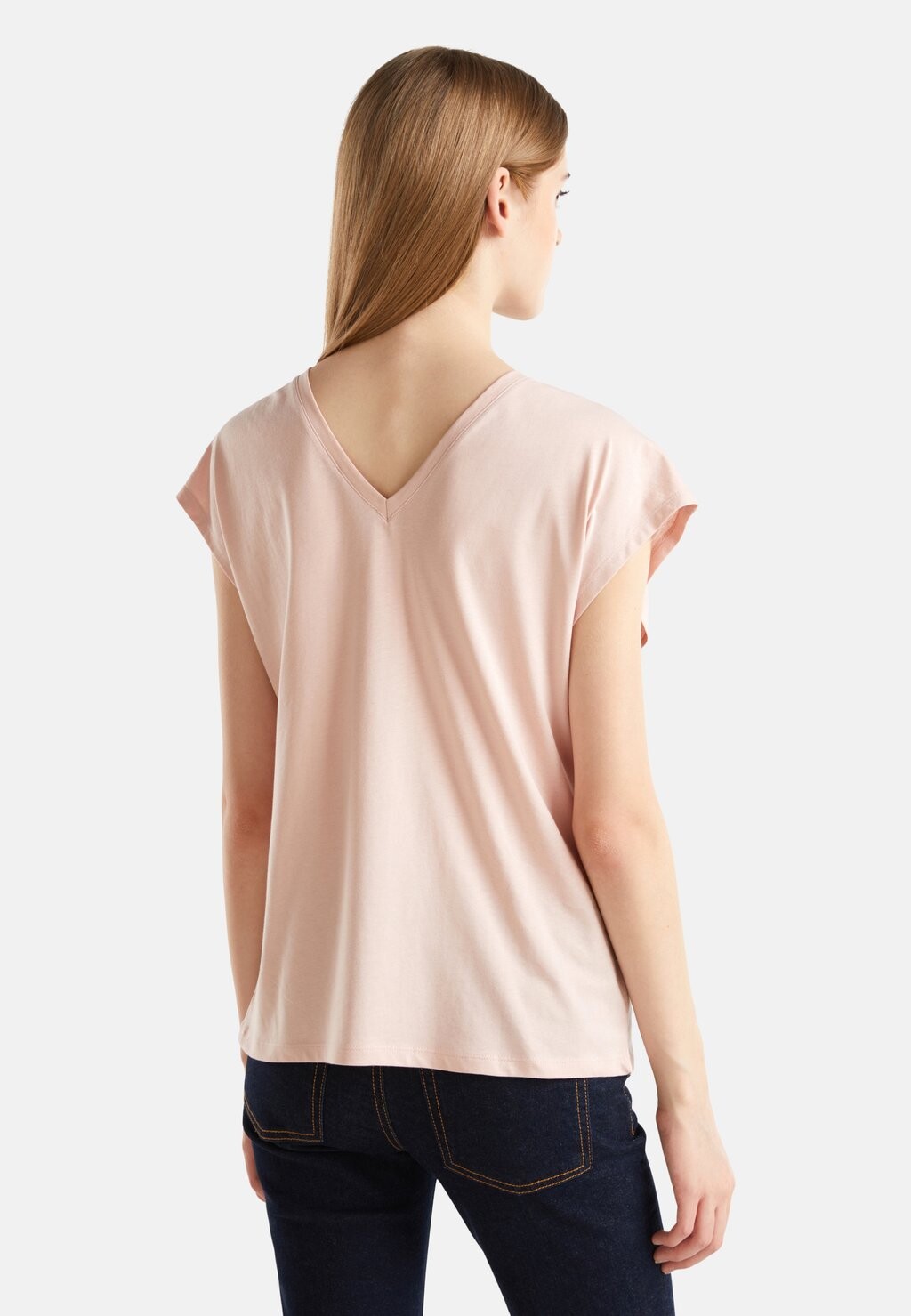 

Базовая футболка United Colors of Benetton, розовый