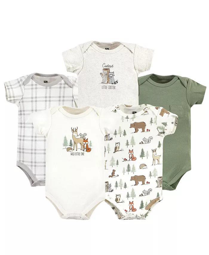 

Комплект из пяти хлопковых боди Hudson для мальчиков-младенцев унисекс Hudson Baby, мультиколор