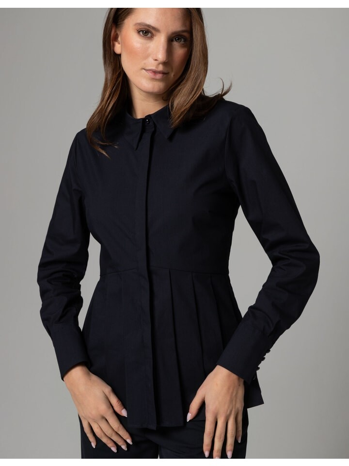 

Блуза More & More Hemdbluse, цвет marine