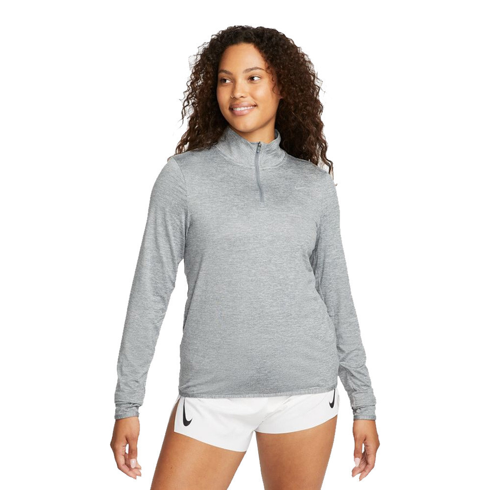 

Спортивный топ Nike Dri-FIT Swift Element UV Half-Zip, серый
