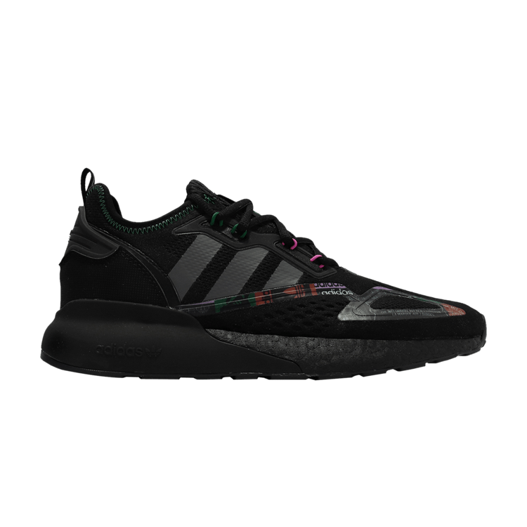 

Кроссовки adidas ZX 2K Boost 'Black Bright Green', черный