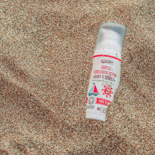 Солнцезащитный лосьон с деревянной ложкой 50 SPF, 50 мл БИО, WOODEN SPOON — фото 3