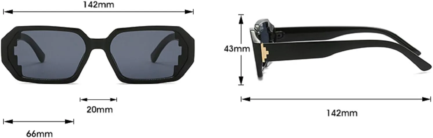 

Солнцезащитные очки Melrose в винтажном стиле, прямоугольные, квадратные, конфетных оттенков, модные ретро-очки для женщин с защитой от УФ-излучения UV400 069, Red