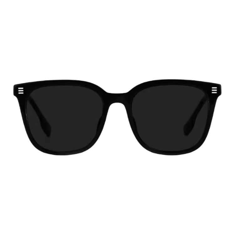 Burberry Солнцезащитные очки Unisex Black с квадратной оправой из сплава — фото 4