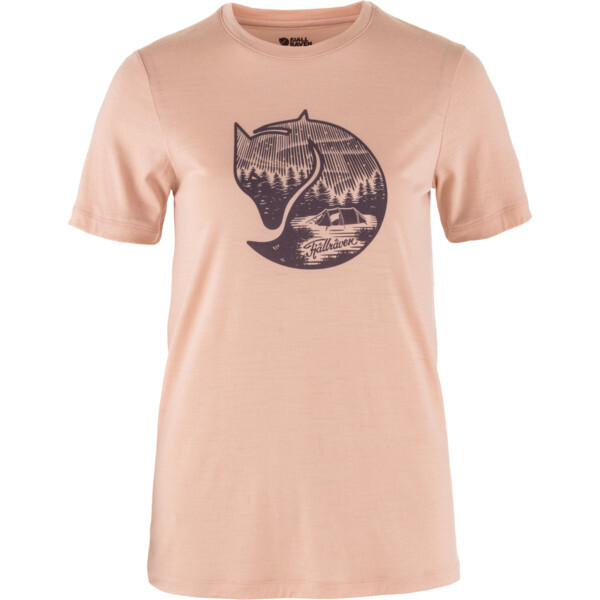 

Футболка Fjällräven, цвет Chalk Rose-Port