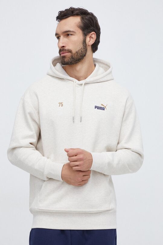 

Хлопковая толстовка Puma, бежевый