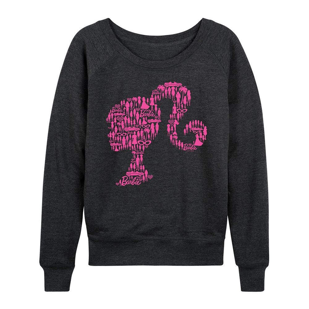 

Женский легкий свитшот из френч терри Barbie Lifestyle Licensed Character, цвет Heather Charcoal