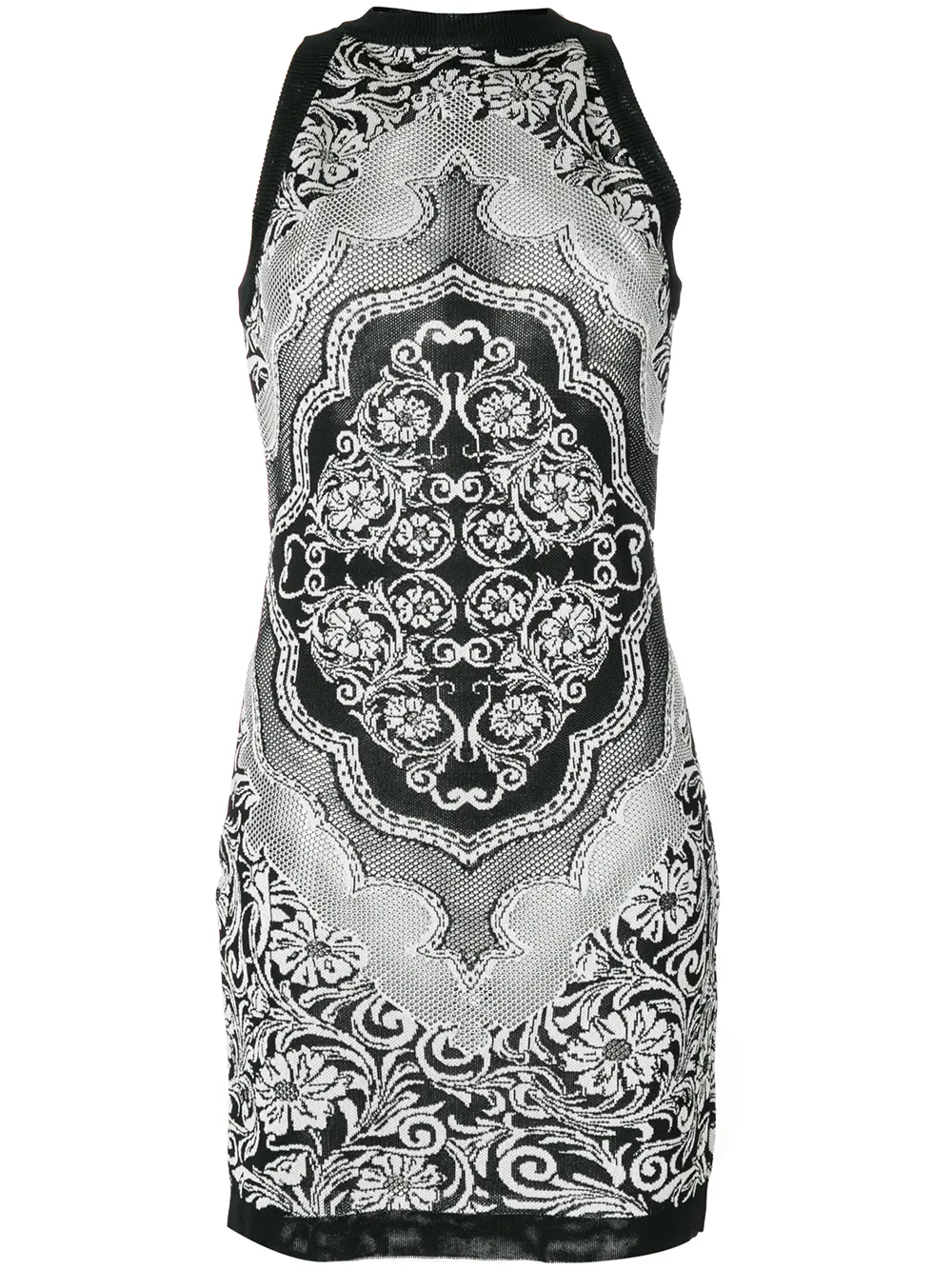 

Жаккардовое платье BALMAIN, черный
