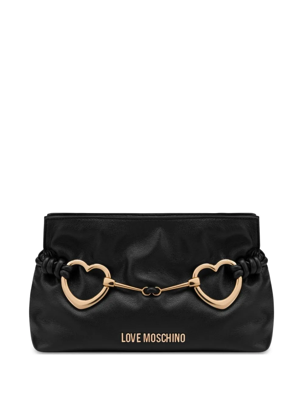 

Сумка через плечо с декором в форме сердца Love Moschino, черный