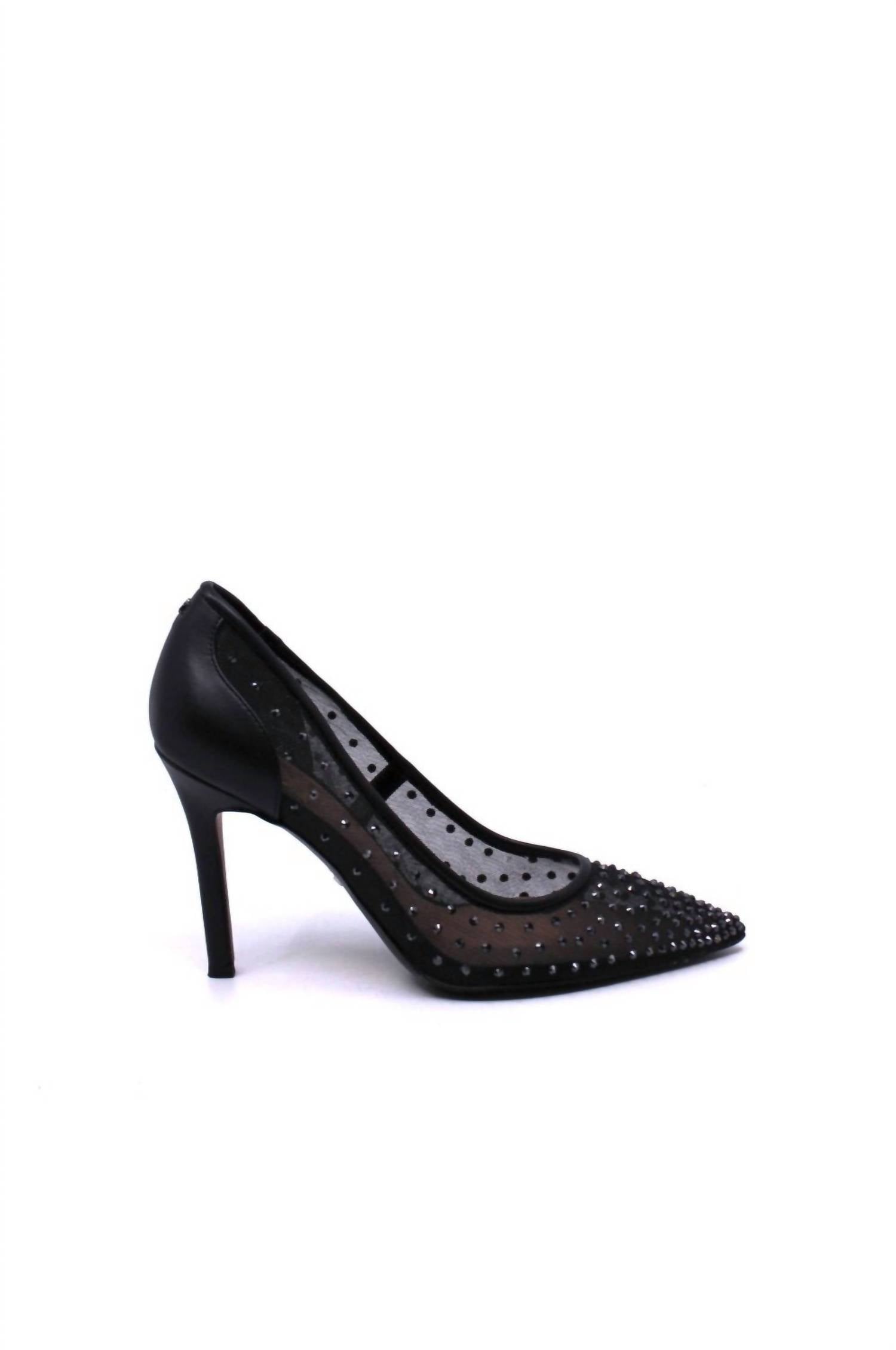 Женские туфли-лодочки Hazel в сетку черного цвета Sam Edelman — фото 2