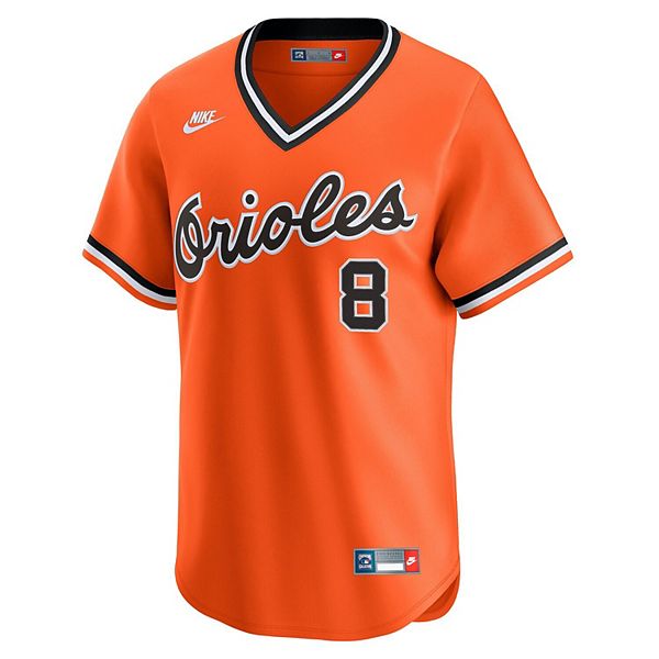 Мужская майка Baltimore Orioles Cal Ripken Sr оранжевая Cooperstown Collection Nike — фото 3