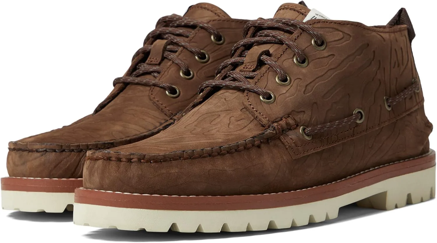 Мужские туфли Sperry A/O 3-Eye Lug Herschel, коричневый — фото 2