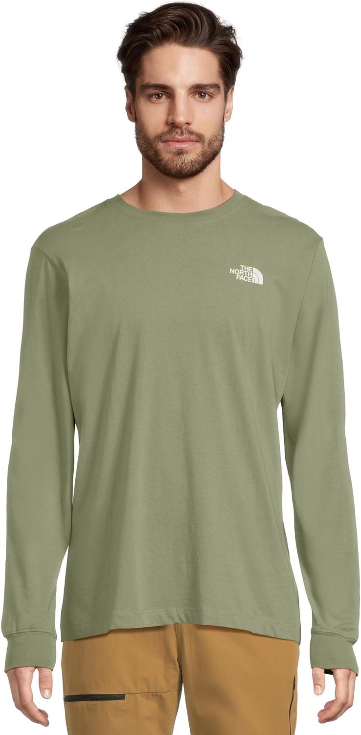 

Мужская футболка с длинным рукавом Evolution Light Ink Box NSE с графикой The North Face, Bark Mist Light Refractions Print