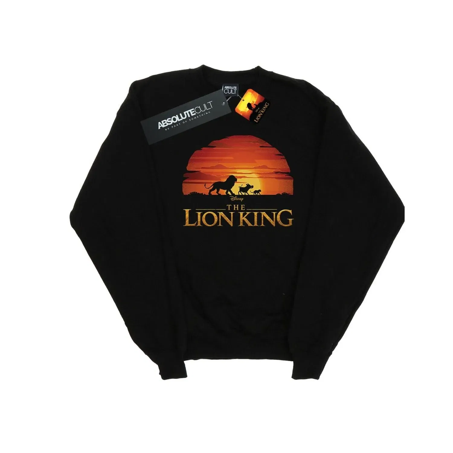 Детский свитшот с логотипом Disney Lion King, черный — фото 2