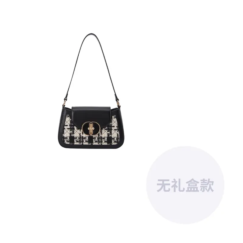 

SEM/R Синтетическая кожаная сумка через плечо, Style C Black White Tone