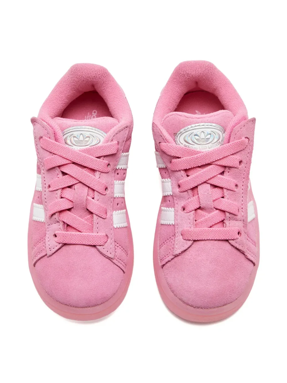 Кроссовки Campus 00s с LED-подсветкой Adidas Kids, розовый — фото 3