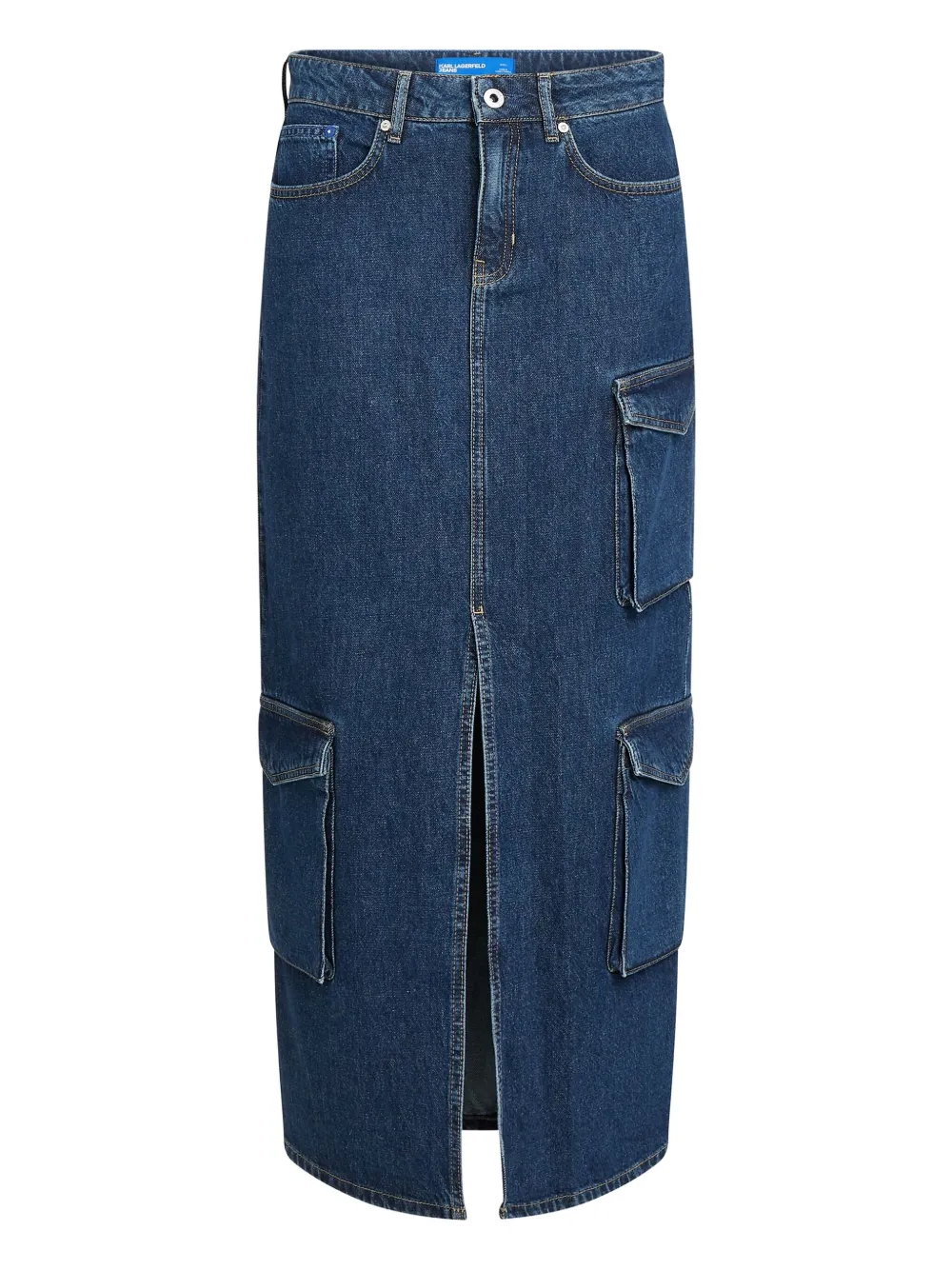 

Джинсовая юбка макси Karl Lagerfeld Jeans, синий