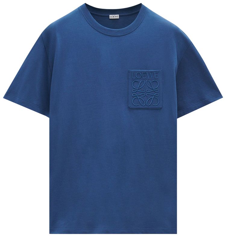 

Футболка Loewe Relaxed Fit T-Shirt 'China Blue', синий