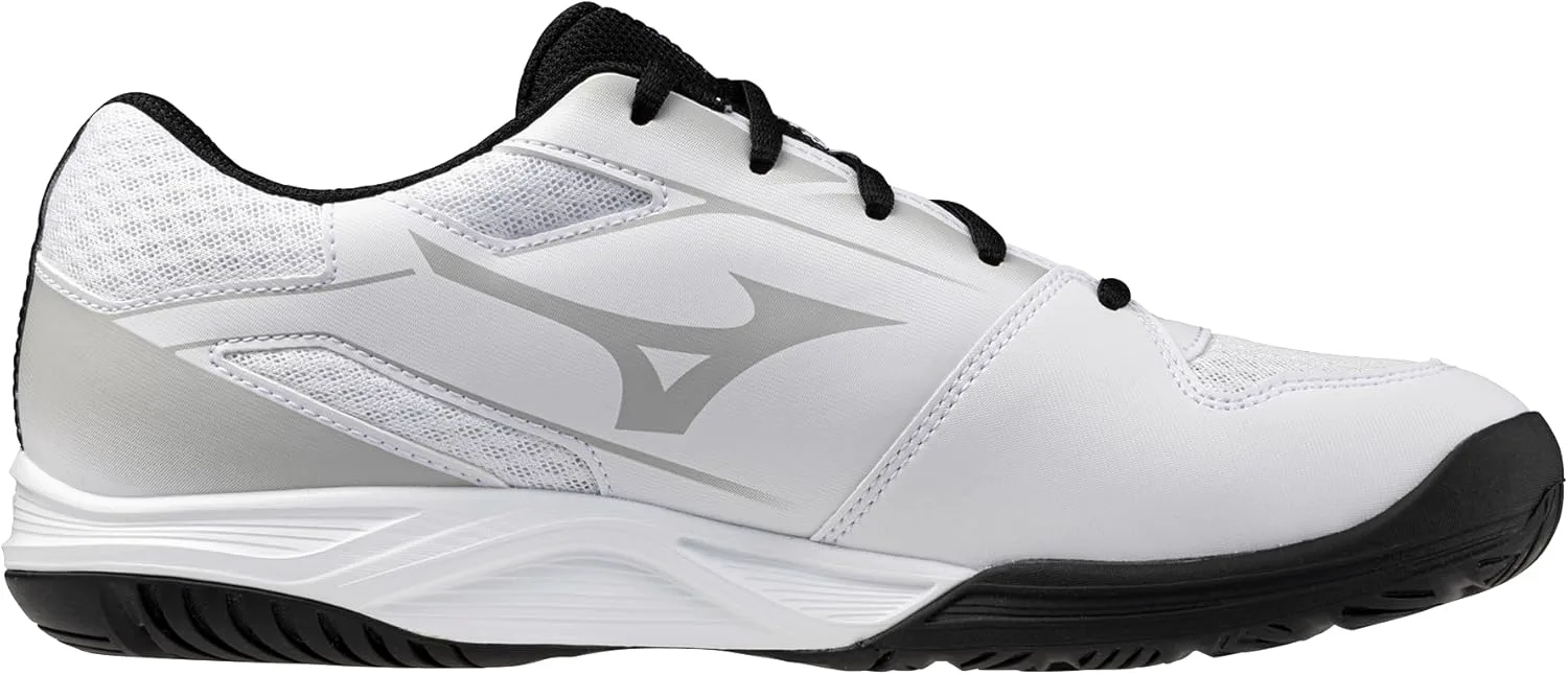 Мужские кроссовки Mizuno Break Shot 5 AC для ракеточных видов спорта, белый/черный — фото 3