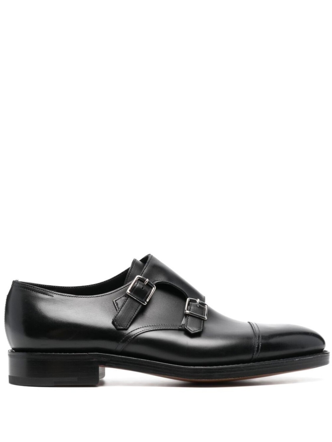 

John Lobb туфли монки William, черный