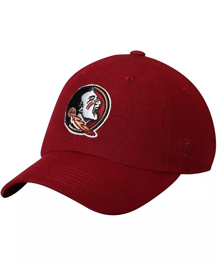 

Мужская шляпа Garnet Florida State Seminoles Primary с логотипом Staple Adjustable Top of the World