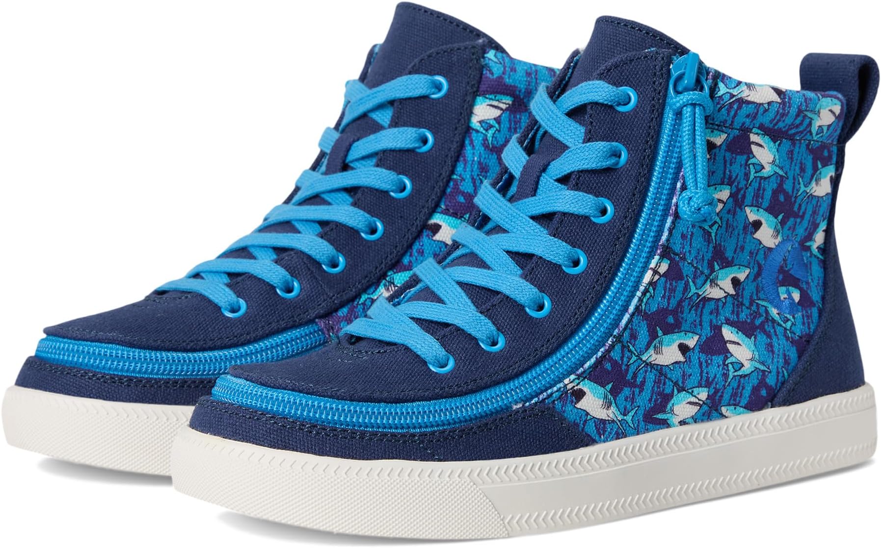

Кроссовки BILLY Footwear Kids Kids Classic Lace High, цвет Blue Sharks