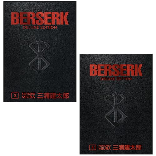 

Berserk Deluxe Vol (3,4) Collection 2 Books Set By Kentaro Miura (Dark Horse Manga Ltd)