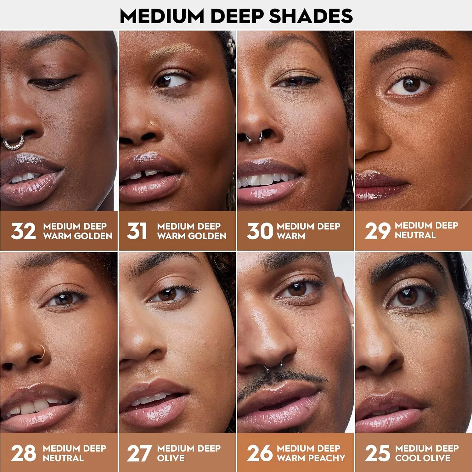 Urban Decay Face Bond Waterproof Foundation, среднее покрытие, натуральный матовый финиш, 3% ниацинамид, самозастывающая, устойчивая к переносу, водостойкая, выравнивает тон кожи - 30 мл 29,6 мл, Shade 30 (medium deep warm) — фото 3