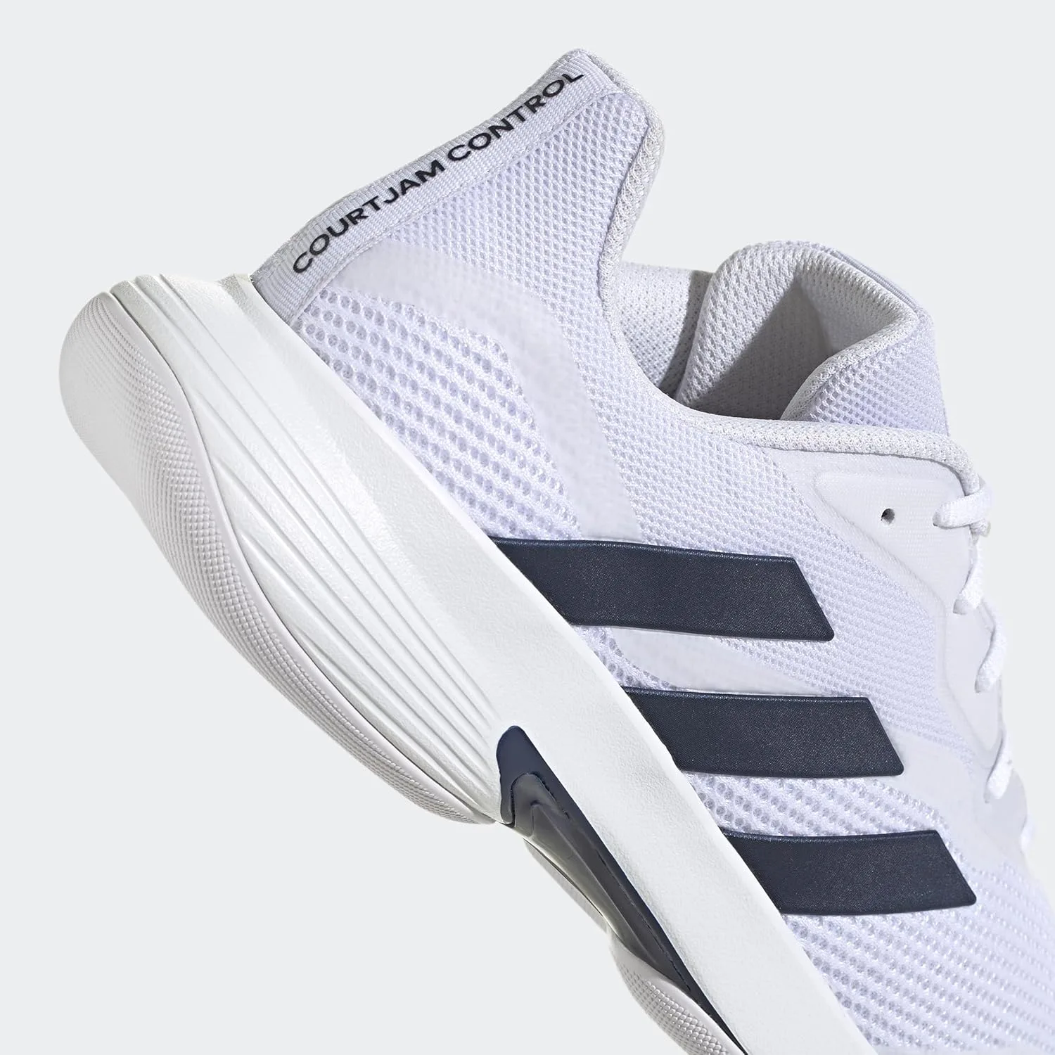 Мужские теннисные кроссовки Courtjam Control M adidas, белый — фото 4