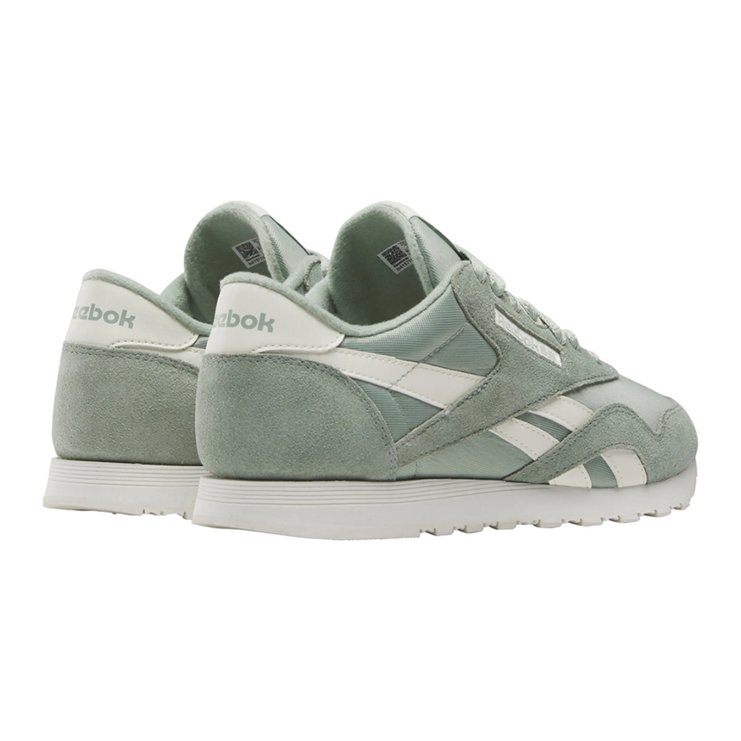 Женские повседневные кеды CLASSIC NYLON Reebok, зеленый — фото 4