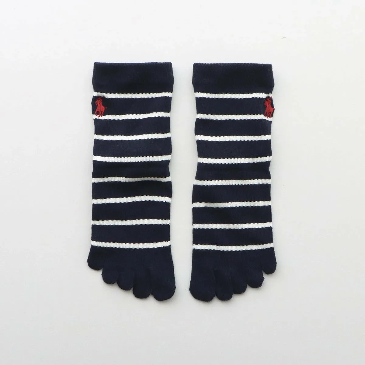 Полосатые короткие носки Polo Ralph Lauren с пятью пальцами Polo Ralph Lauren, 69. Midnight Blue