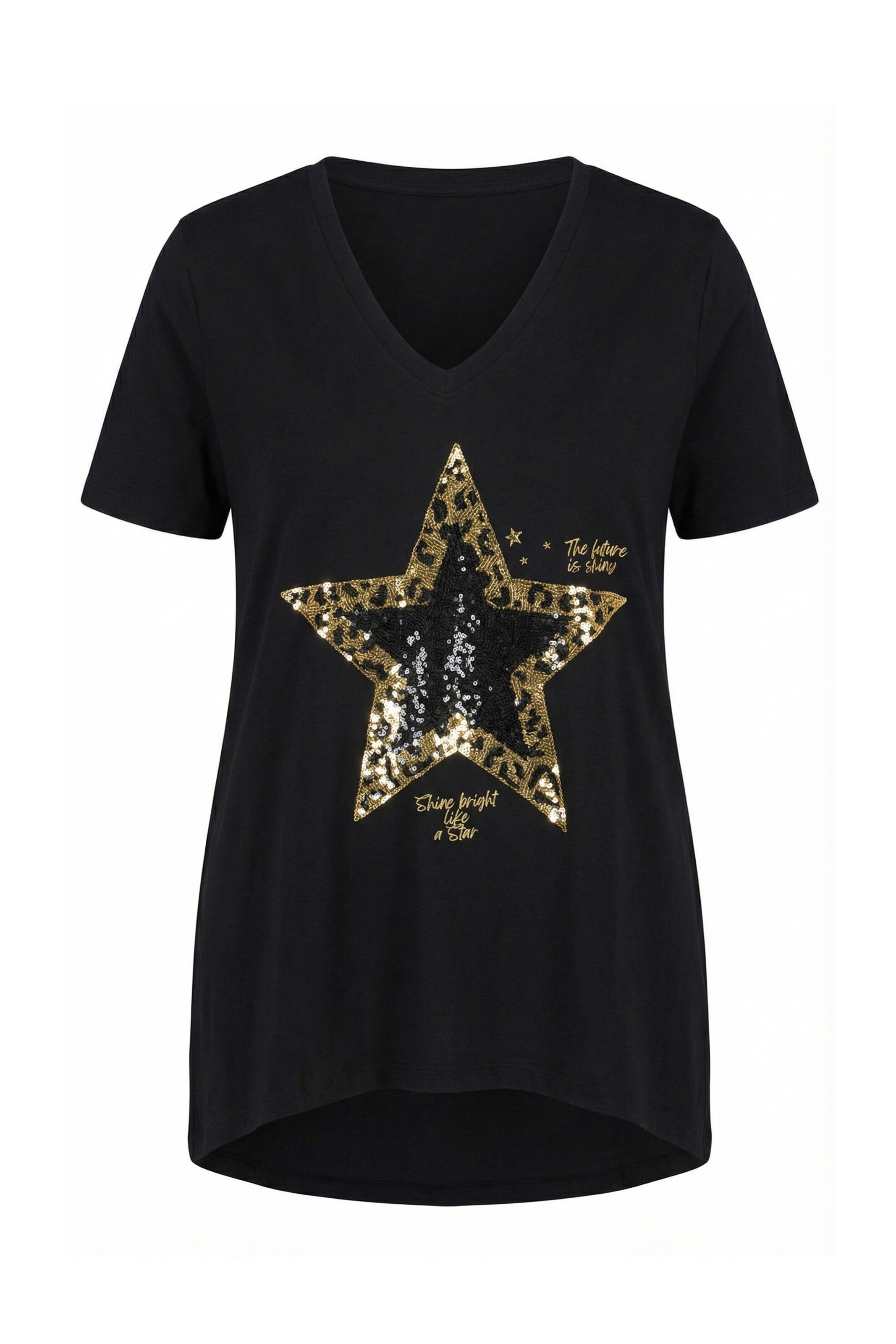 

Angel of Style Футболка в черном цвете