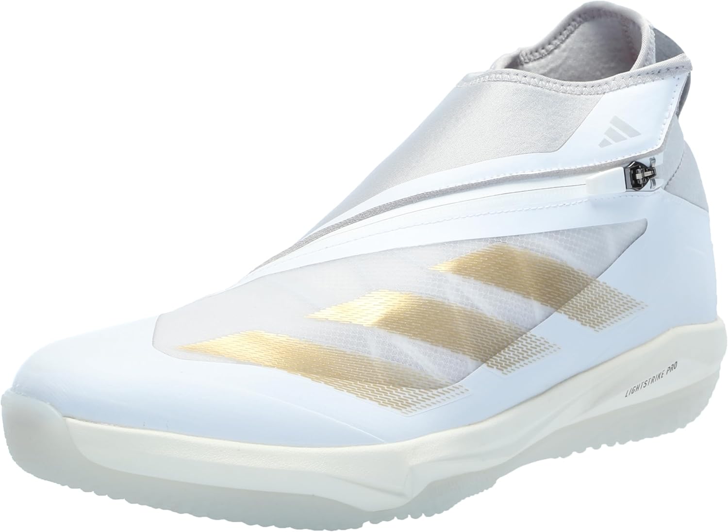 

Мужские бейсбольные кроссовки Adidas Adizero Impact Turf Trainer, белый/серый/золотой/светло-серый