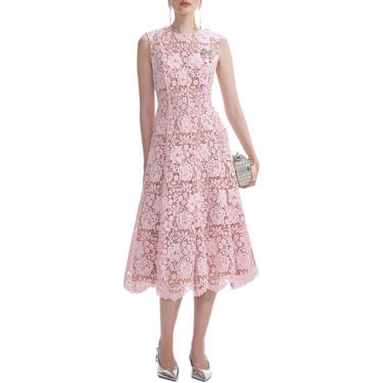 

Self-portrait Женское платье без рукавов Self portrait розовое