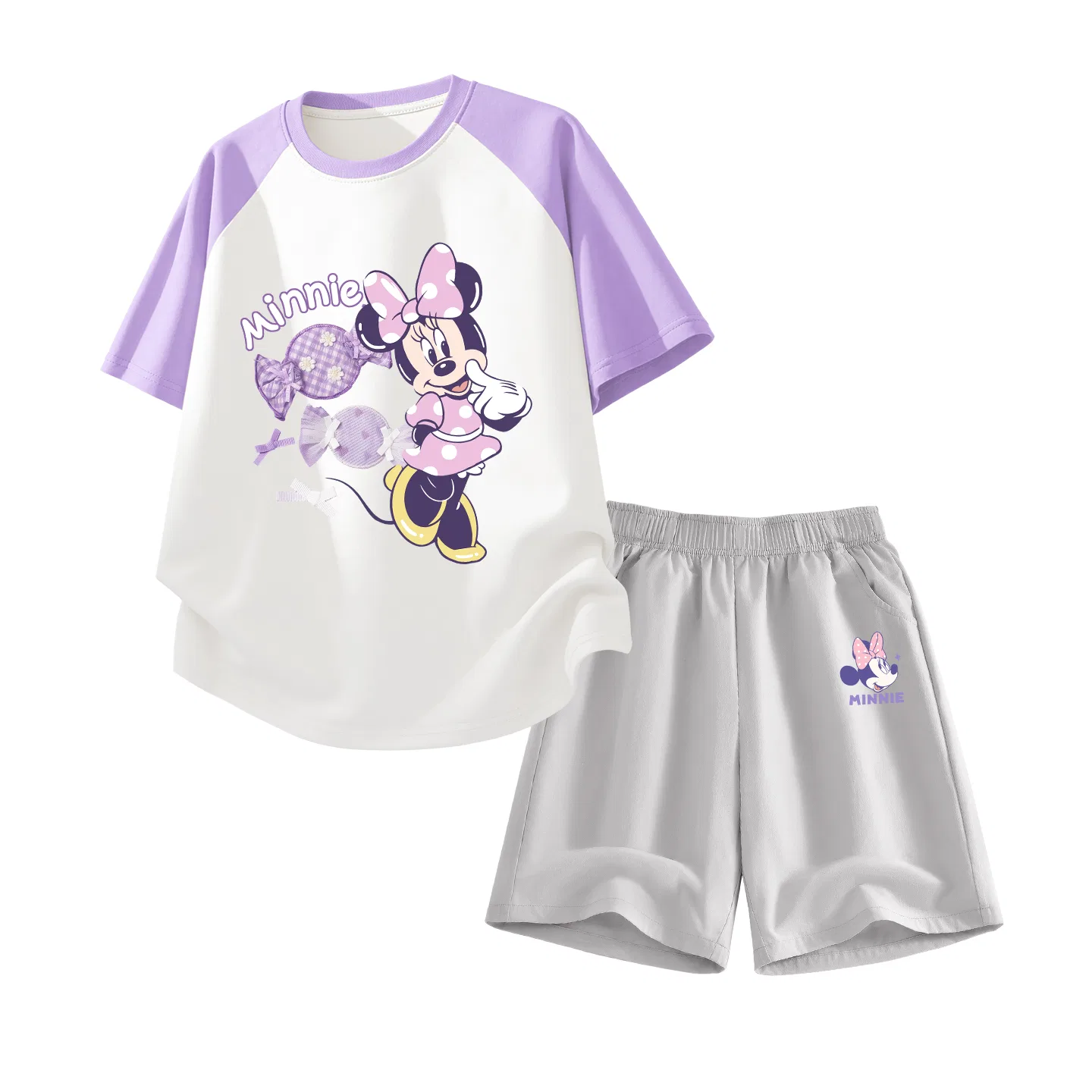 Детский спортивный костюм Disney Kids Casual Sportswear, фиолетово-белый
