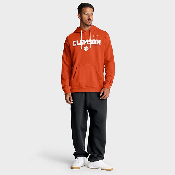 Мужская оранжевая худи Clemson Tigers 2025 Sideline Standard Issue Dri-FIT Nike — фото 4