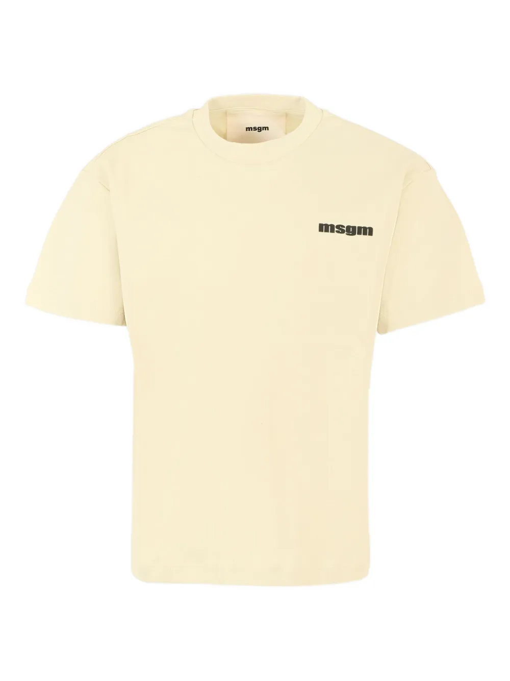 

Хлопковая футболка с логотипом MSGM Kids, желтый